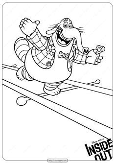 printable   bing bong coloring pages coloring pages disney