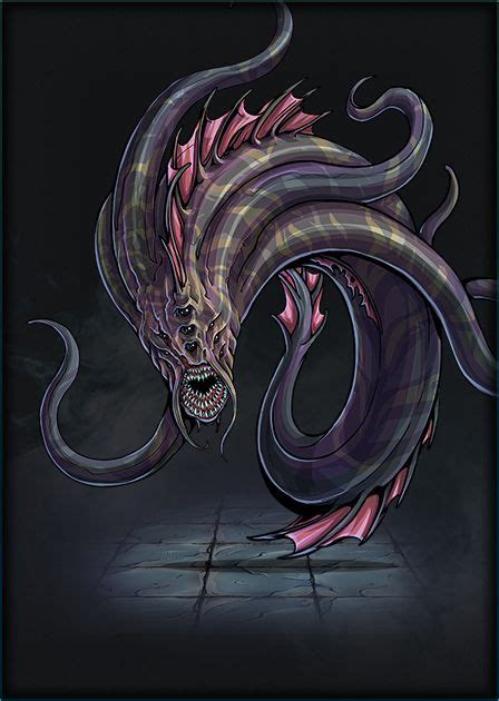 aboleth monster artwork dnd monsters dungeons  dragons homebrew