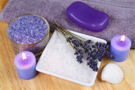 lavender relax  spa stock image image  feeling shell