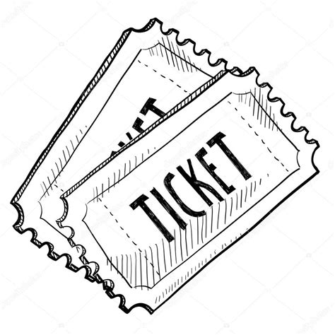 raffle ticket drawing  getdrawings