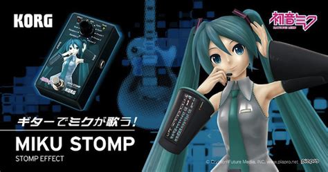 korg miku stomp effect is a hatsune miku inspired effects unit for guitar duets japan trends