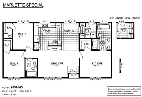 marlette mobile home floor plans floorplans  schult manufactured homes   find