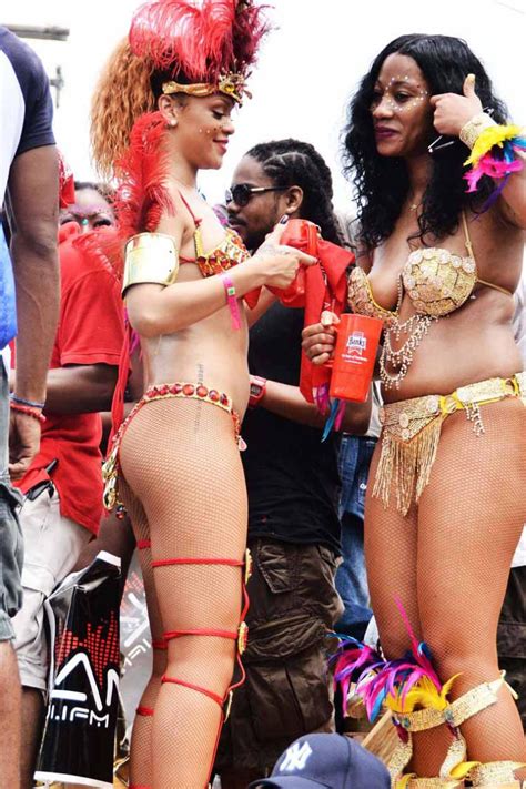 Rihanna Revealing Kadooment Day Parade Outfit Rihanna