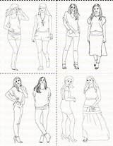 Fashionable Drawings Drawing sketch template