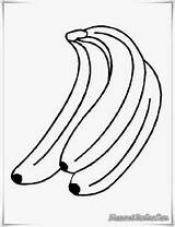 Mewarnai Banana Gouache Felt sketch template