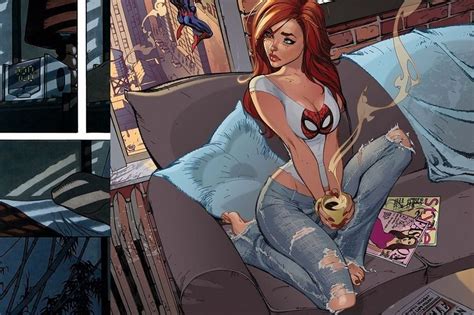 makeuseof mary jane watson hot girl spiderman comics print