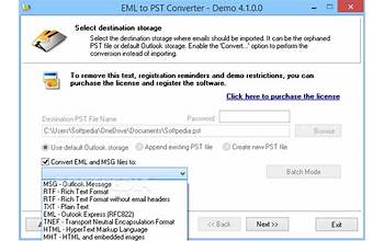 EML to PST Converter screenshot #3