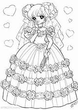 Coloring Pages Nurie Kawaii Girls Shojo Happy Time Print Cute Princess Adult Girl Books Drawings ぬりえ People Ak0 Cache Visit sketch template