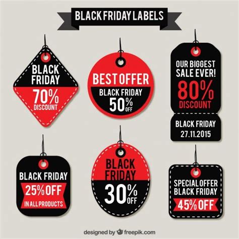 premium vector black friday labels collection black friday design discount black friday black