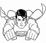 Superman Coloring Pages Steel Man Origin sketch template