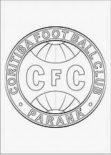 Coritiba Clube Futebol sketch template