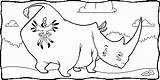 Zazu Coloring Pages Rhino Printable Drawing Supercoloring sketch template