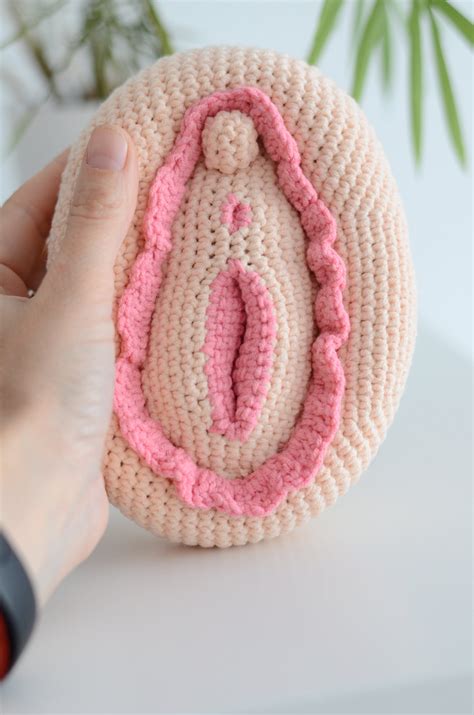 crochet vulva sex toy toy for adult ts crochet vulva etsy canada