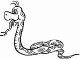 Snake Viper Snakes sketch template