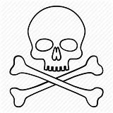 Toxic Poison Danger Outlines Piracy Iconfinder sketch template
