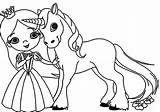 Ausmalbilder Einhorn Unicorn Princess Coloring Malvorlagen Pages Printable Kids Zum Ausdrucken Para Unicornio Horse Animals Books Girl Onlycoloringpages sketch template