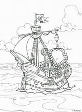 Pirate Ship Kids Coloring Pages Piet Drawing Getdrawings Piraat Fun Sunken Pencil sketch template