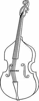 Kontrabas Cello Kolorowanka Violonchelo Musical Contrabass Kolorowanki Paintball Maluchy Drukuj sketch template