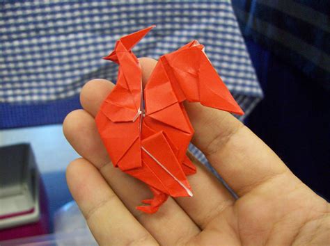 origami rooster  bakaohki  deviantart