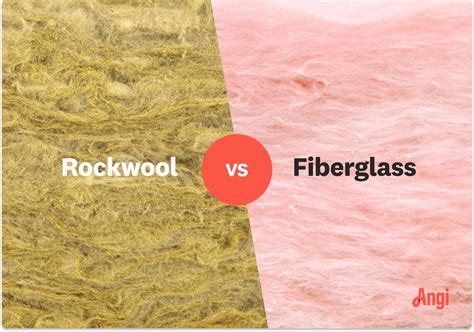 rockwool  fiberglass insulation whats  difference