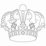 Crown Coloring Pages Royal King Family Crowns Printable Royals Princess Color Kansas City Print Drawing Getdrawings Tremendous Wand Fors Magic sketch template