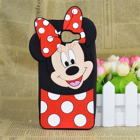 Cute 3d Cartoon Minnie Mouse Mickey Silicone Case Cover