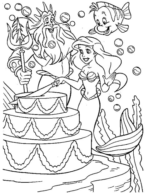 mermaid coloring page coloring book