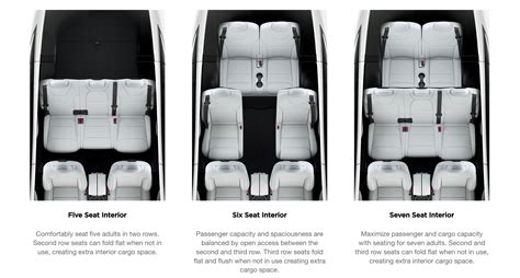 tesla model    seat configuration finally  fold flat  row seats video