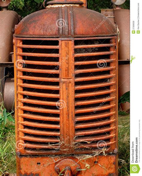 farm tractor engine grill stock image image  closeup tractor