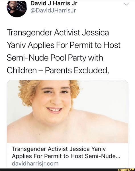 Transgender Activist Jessica Yaniv Applies For Permit To Host Semi Nude