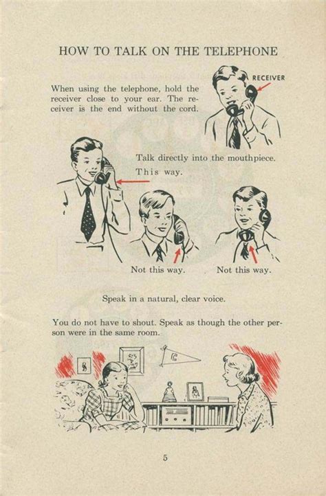 1951 manual how to use a dial telephone