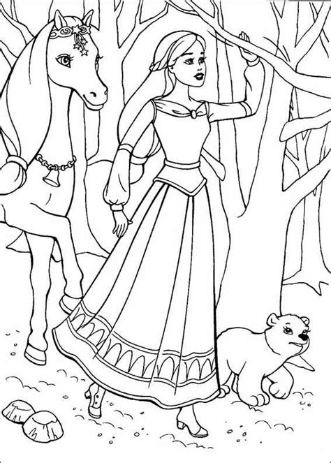 barbie coloring pages fantasy coloring pages
