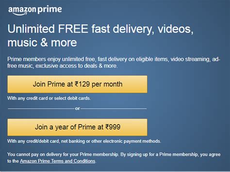 amazon prime monthly subscription launched  rs       latest news