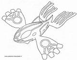 Kyogre Coloring Pages Color Print Getcolorings Pokemon sketch template