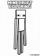 Coloring Pages Golem Minecraft Iron Getcolorings Ender sketch template