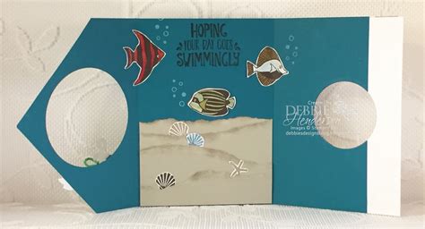 debbies designs fancy flap card fold