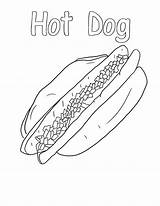 Coloring Dog Hot Recipe Great sketch template