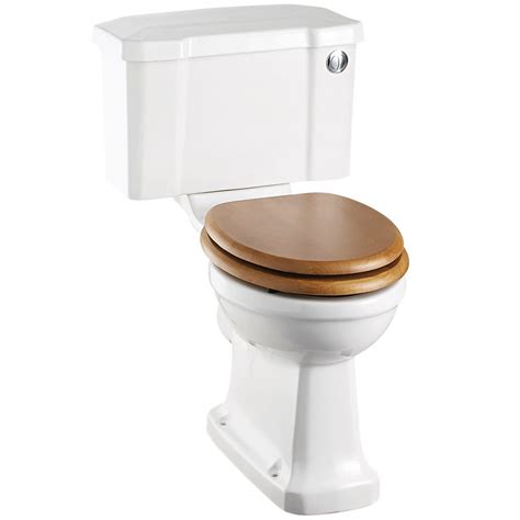 burlington close coupled traditional toilet pan