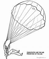 Coloring Pages Parachute Military Army Paratrooper Kids Forces Armed Printable Print Marine Raisingourkids Corps Colouring Sheets Force Patriotic Book Airplane sketch template