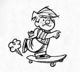 Dennis Skateboarding Menace Skateboard Tattoo Drawing Boy Broken Abe Killin Getdrawings sketch template