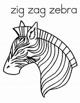 Zig Zag Coloring Pages Zebra Zigzag Awesome Getdrawings Getcolorings Choose Board sketch template