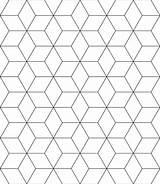 Tessellation Patterns Pattern Block Coloring Tumbling Blocks Pages Etc Worksheets Clipart Print Tessellations Printable Geometric Hexagonal Templates Seamless Abstract Background sketch template