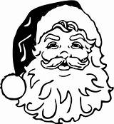 Santa Claus Transparent Vector Drawing Clipart Silhouette Svg Face Christmas Line Vectors Domain Openclipart Public Monochrome Lineart Emotion Photography Illustration sketch template