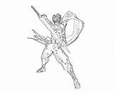 Strider Hiryu Coloring Pages Another sketch template