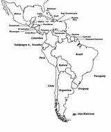 Latinoamerica América Sudamerica America Sudamérica Colorearimagenes Pintar Blanco Paises Mapamundi Suramérica Politico Geografia sketch template