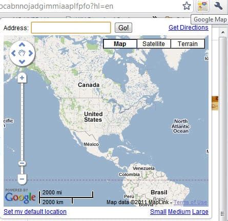 mini google maps  chrome offers quick google maps access ghacks tech news