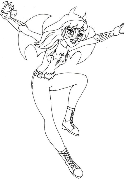kids batgirl coloring pages  movies coloring pages topics