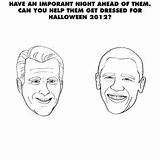 Obama Barack sketch template