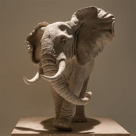 bronze elephant sculpture pre order nick mackman animal sculpture