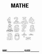 Deckblatt Mathe Ausmalen Zahlen Ausdrucken Deckblaetter Auswählen sketch template